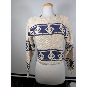 Vintage Liz Sports Long Sleeve Knitted Top Size Medium In Womens